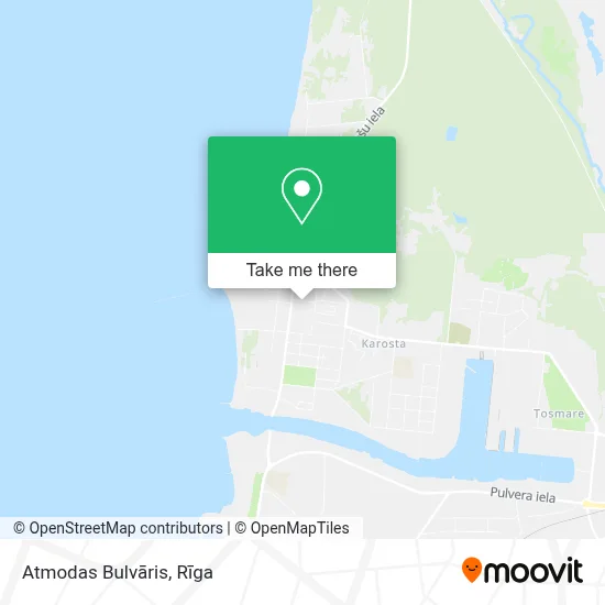 Atmodas Bulvāris map