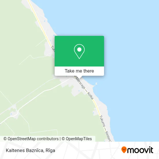 Kaltenes Baznīca map