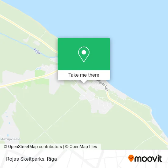 Rojas Skeitparks map