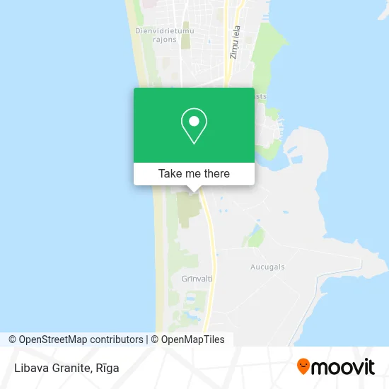 Libava Granite map