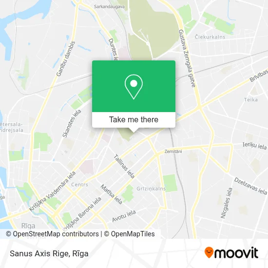 Sanus Axis Rige map
