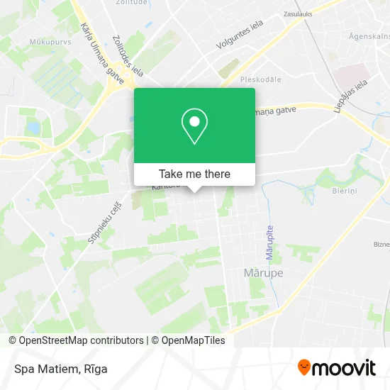 Spa Matiem map