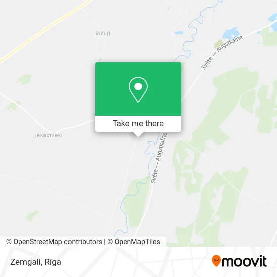 Zemgali map