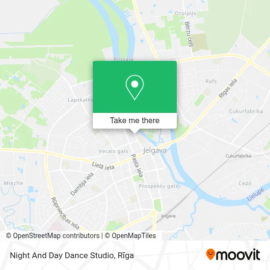 Night And Day Dance Studio map