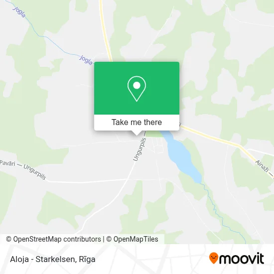 Aloja - Starkelsen map