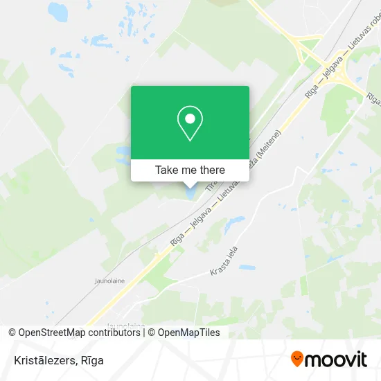 Kristālezers map