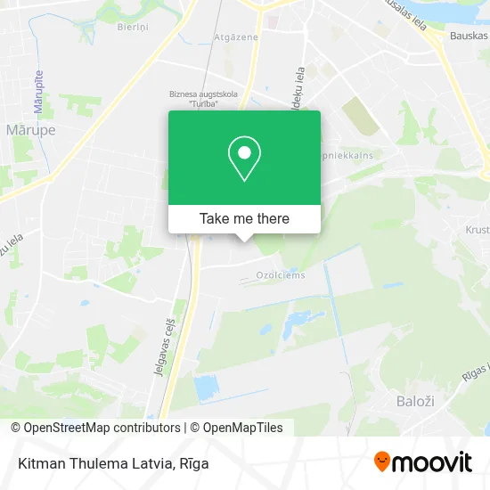 Kitman Thulema Latvia map