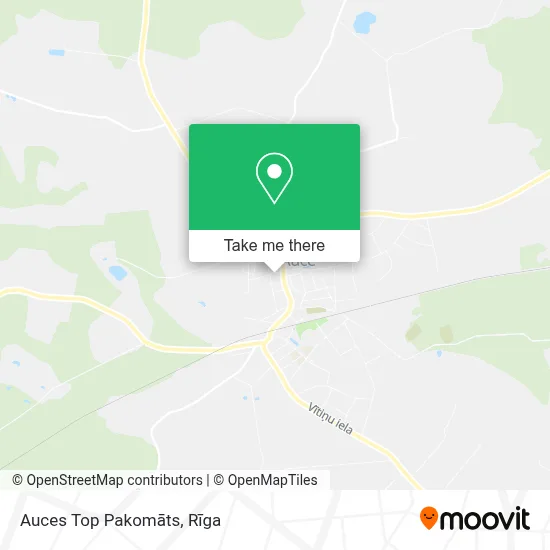 Auces Top Pakomāts map