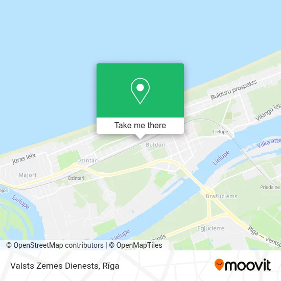 Valsts Zemes Dienests map