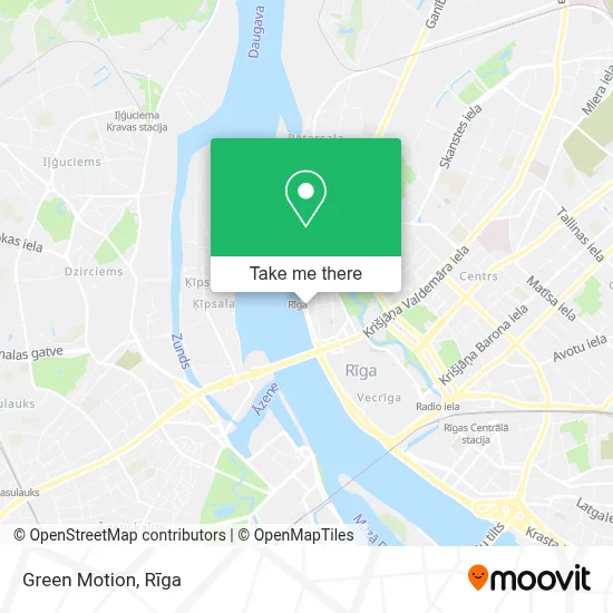 Green Motion map