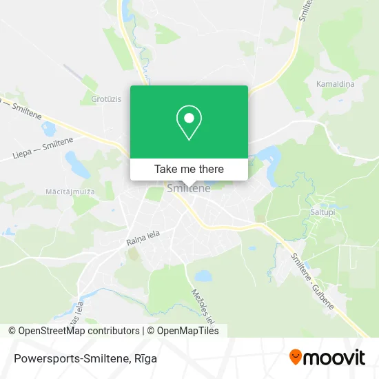 Powersports-Smiltene map