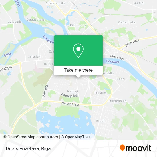 Duets Frizētava map