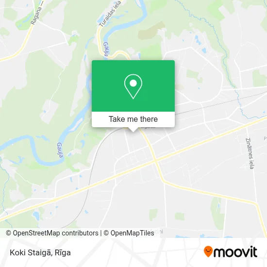 Koki Staigā map