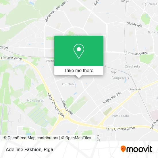 Adelline Fashion map