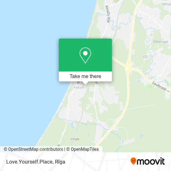 Love.Yourself.Place map