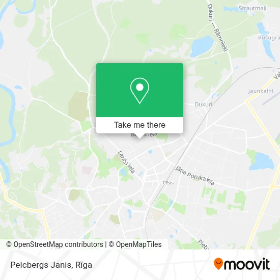 Pelcbergs Janis map