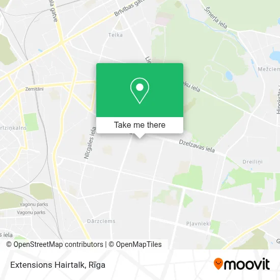 Extensions Hairtalk map