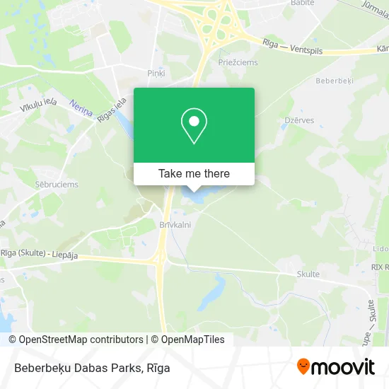 Beberbeķu Dabas Parks map