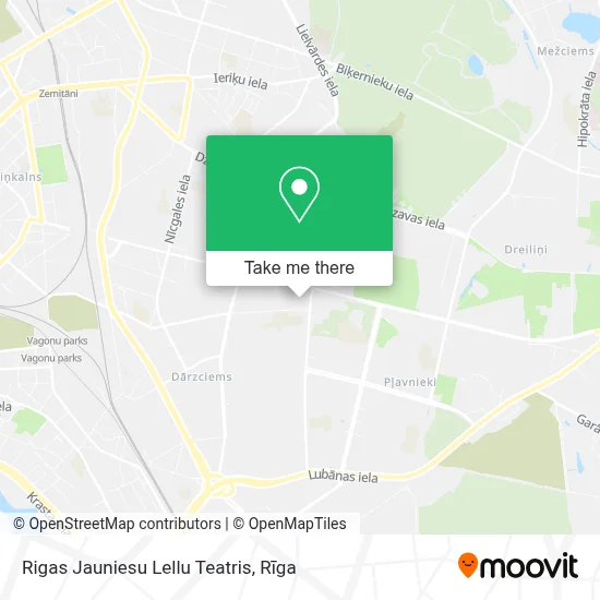 Rigas Jauniesu Lellu Teatris map