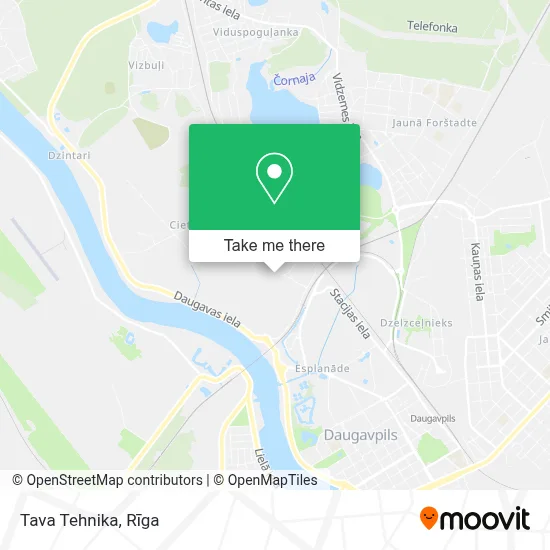 Tava Tehnika map