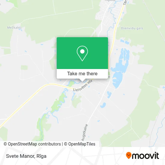 Svete Manor map