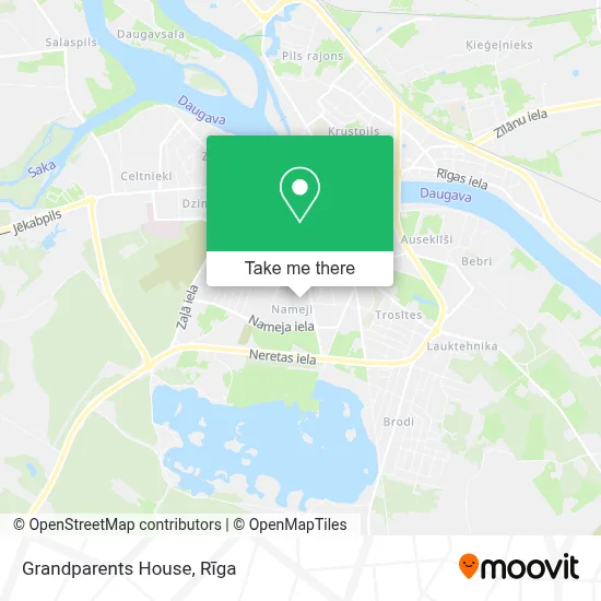 Grandparents House map