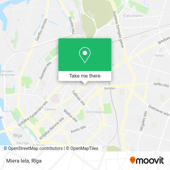 Miera Iela map