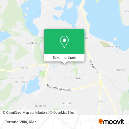 Villa Fortuna map