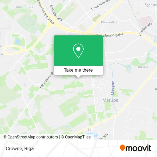 Crowné map