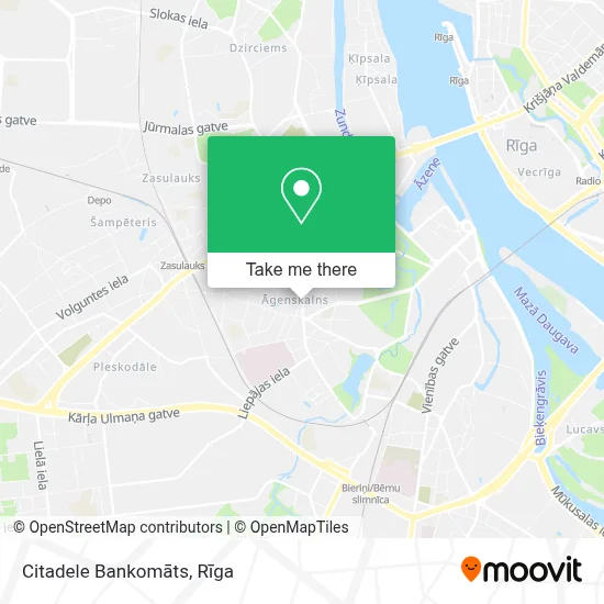 Citadele Bankomāts map