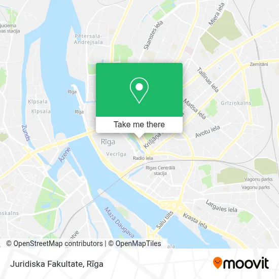 Juridiska Fakultate map