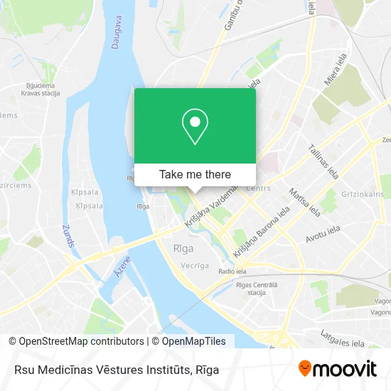 Rsu Medicīnas Vēstures Institūts map