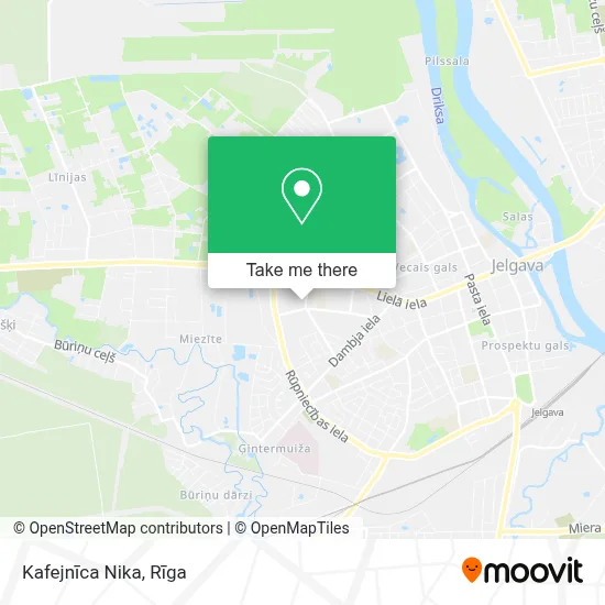 Kafejnīca Nika map