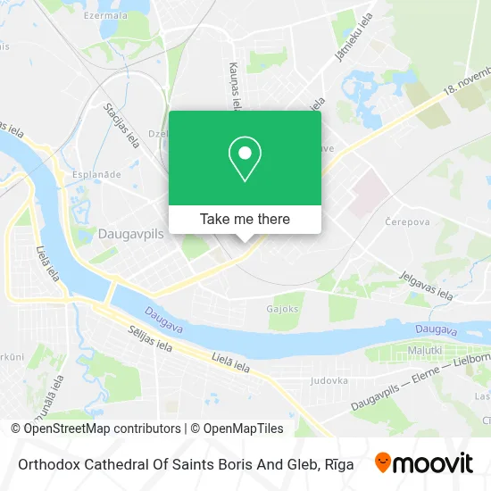 Orthodox Cathedral Of Saints Boris And Gleb map