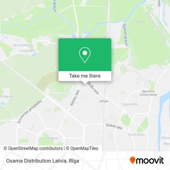Osama Distribution Latvia map