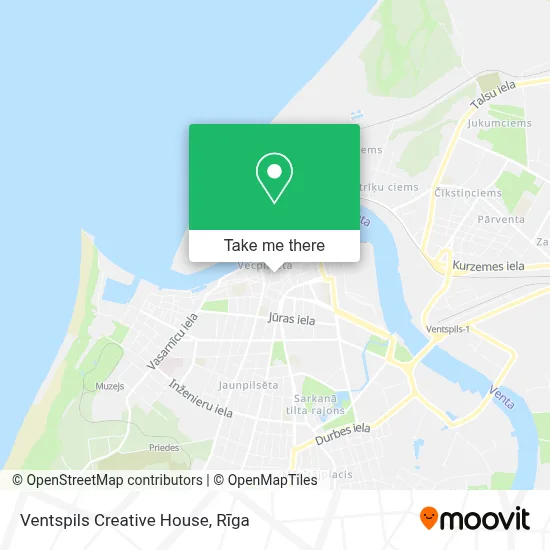 Ventspils Creative House map