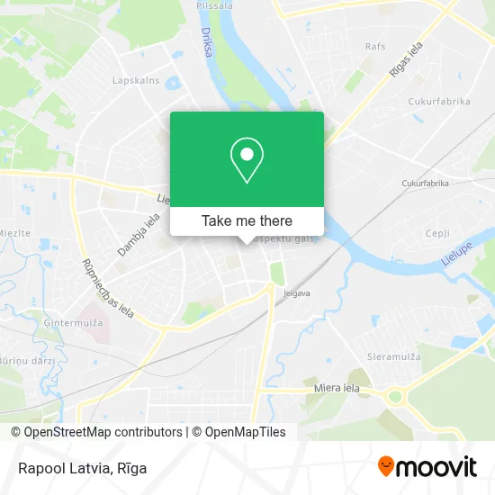 Rapool Latvia map