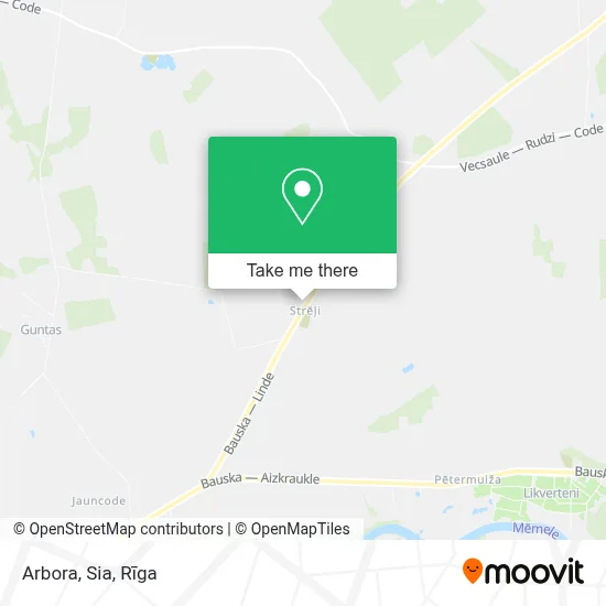 Arbora, Sia map