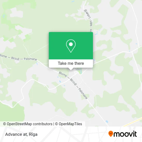 Advance at map
