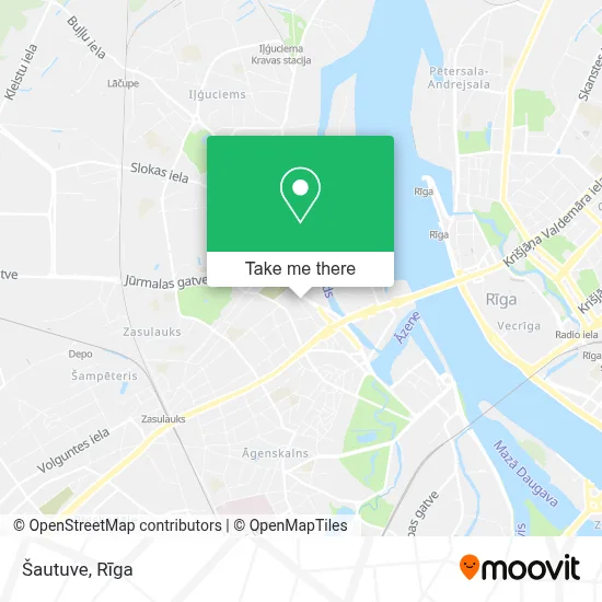 Šautuve map