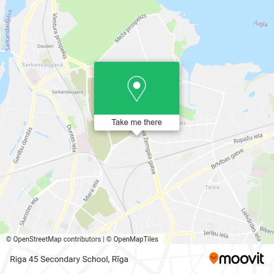 Riga 45 Secondary School map