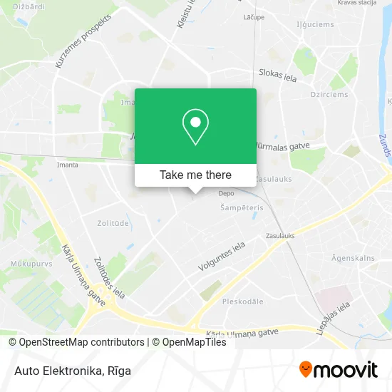 Auto Elektronika map