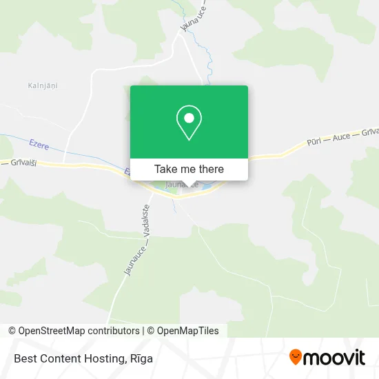 Best Content Hosting map