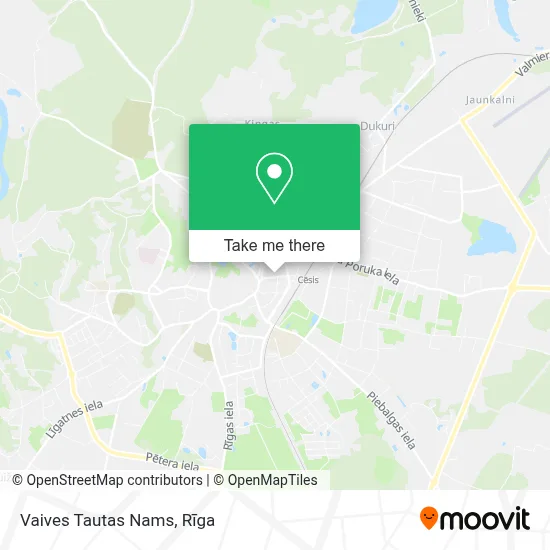 Vaives Tautas Nams map