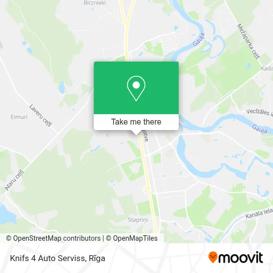 Knifs 4 Auto Serviss map