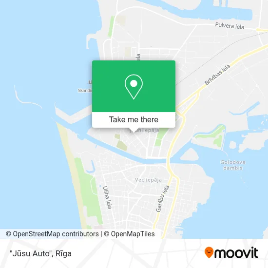 "Jūsu Auto" map