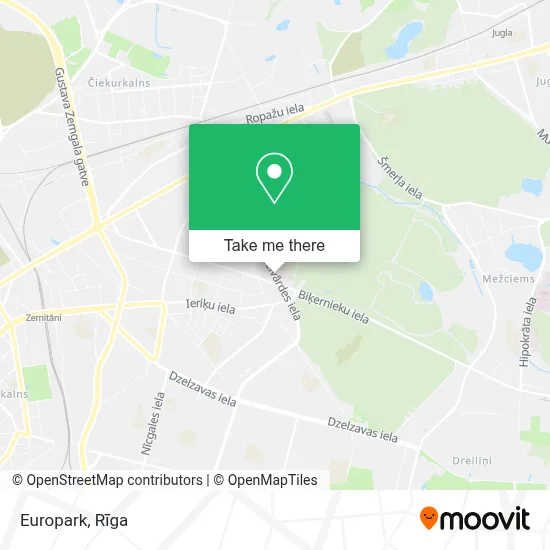 Europark map