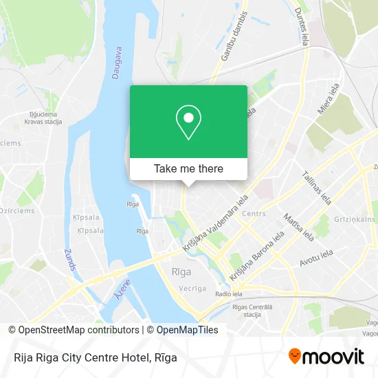 Rija Riga City Centre Hotel map