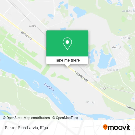 Sakret Plus Latvia map