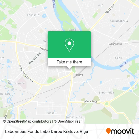 Labdaribas Fonds Labo Darbu Kratuve map